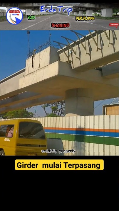 Joss Update Flyover ALOHA‼️ Girder mulai terpasang #shorts #flyover #infrastructure