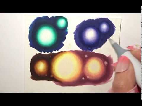 コピックで光の玉 簡単で綺麗 コピックの塗り方 で遊ぼう Youtube