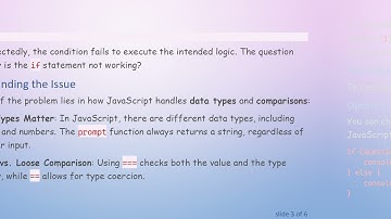 Understanding Why Your if Statement Isn