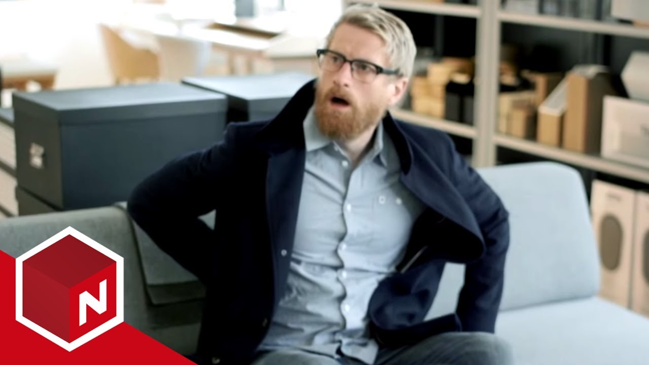 En helt vanlig dag vonde møbler youtube Kreative ideer skråvæg