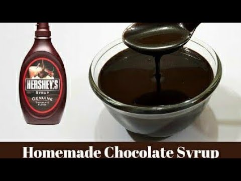 How to make chocolate syrup at home - YouTube