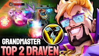 WILD RIFT DRAVEN - TOP 2 DRAVEN GAMEPLAY - GRANDMASTER RANKED