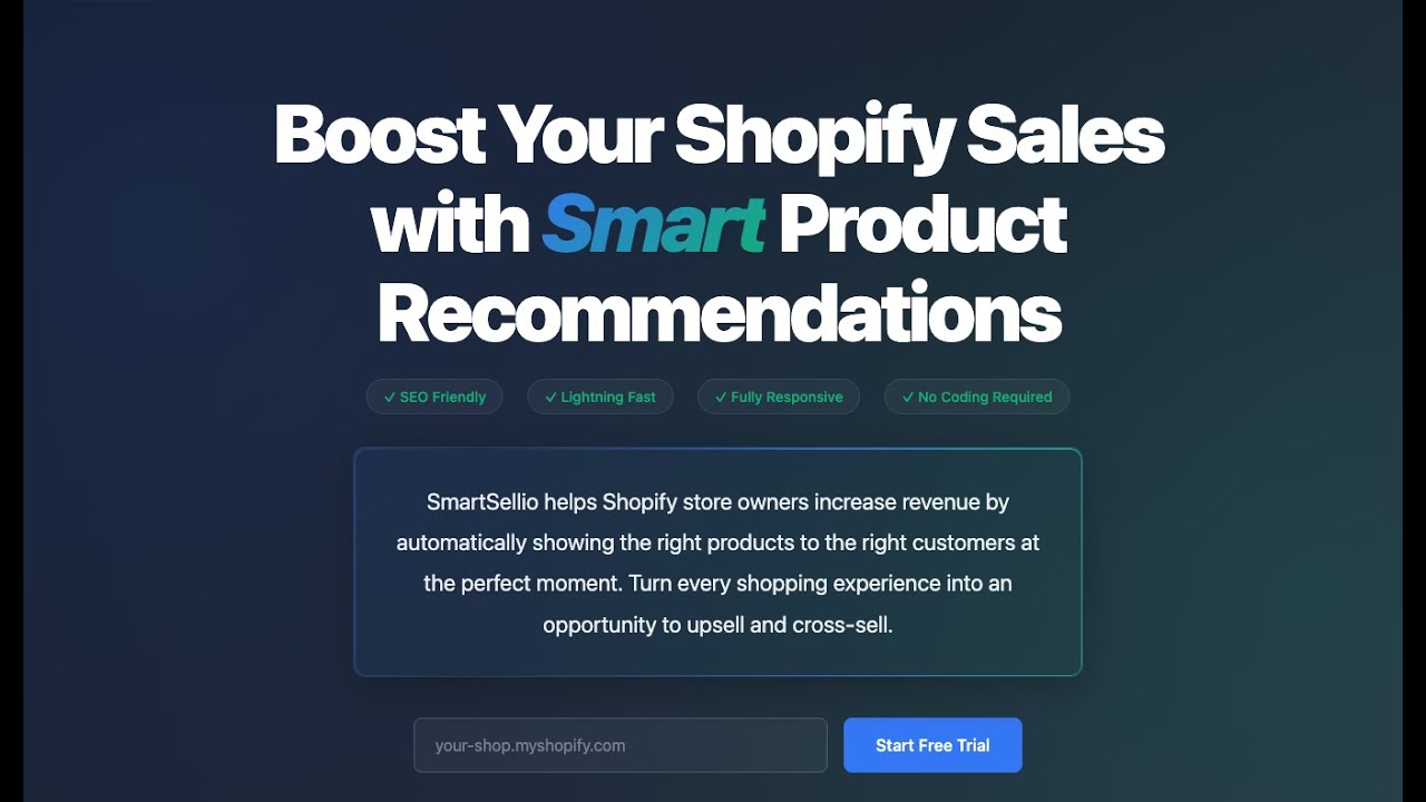 SmartSellio — Upsell & Cross Sell for Shopify