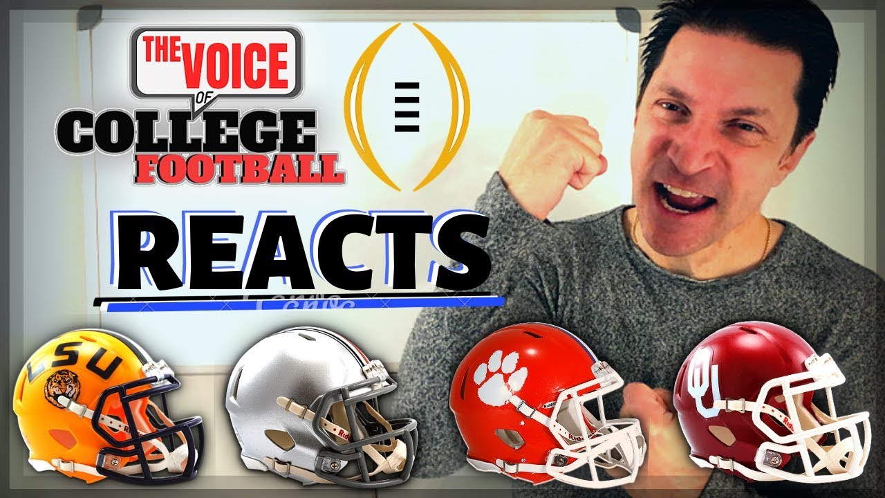 College Football Playoff Selection LIVE REAX / Call-In Show - YouTube