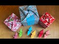 Gift Wrapping Japanese style with Origami Finish: Add-ons (Paper Crane & Pleated Fold)