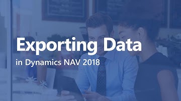 NAV Tips: Exporting Data