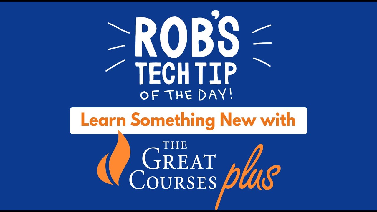 Learn Something New with The Great Courses Plus YouTube