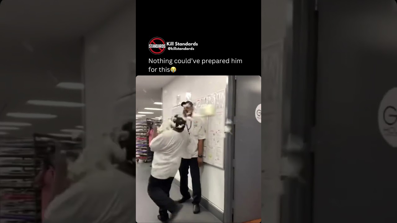 He didn’t know what hit him😭🙏