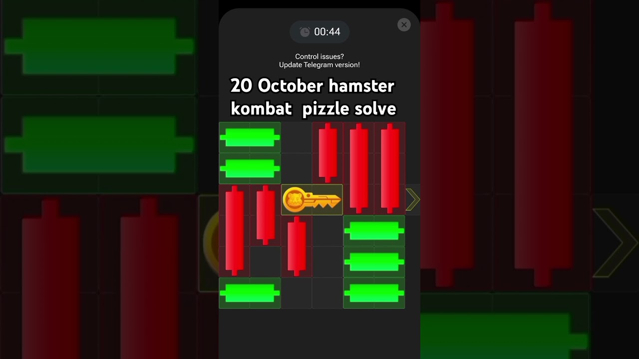 Mini Game Today 20 October Hamster Kombat How To Solve Mini Game Puzzle in Hamster Kombat (💯) SOLVED