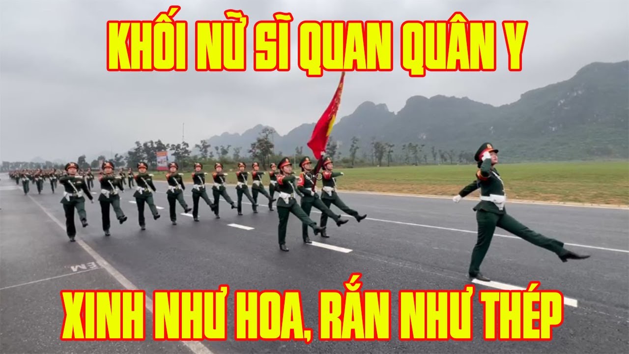 Khối nữ sĩ quan quân y - Xinh như hoa, rắn như thép