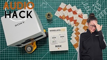 How to Eliminate background noise in your videos with Sony ZV-E10 and RODE GO mic! SIMPLE HACK!