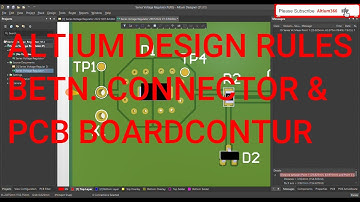 Altium Designer Tutorial 25: Altium Design Clearance Rule between THT connector & PCB Boardcontour.
