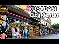 Kuadasi city center walk  old town bazaar and bar street  may 2024  4k u60fps