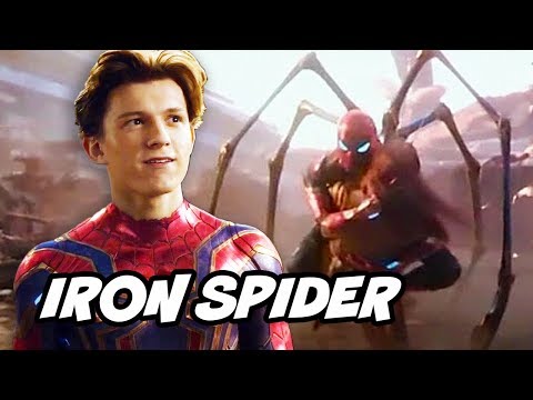 Avengers Infinity War Spider-Man Iron Spider Scene Theory