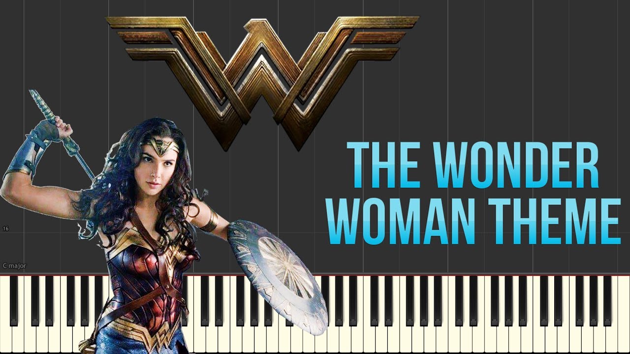 Музыка мая игра. Чудо женщина тема Ноты. Piano Superhuman.