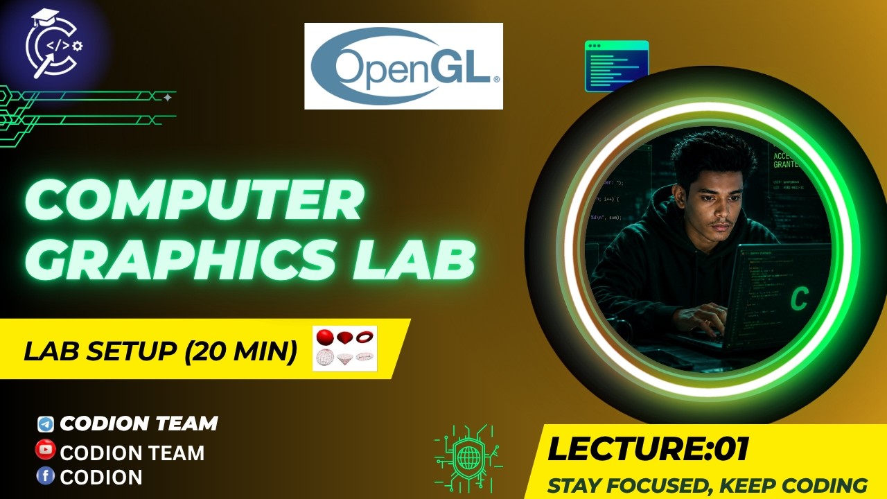 Lec-01 | OpenGL Setup in CodeBlocks for Computer Graphics Lab ...