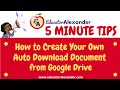 How to Force a Download from Google Drive How to Force a Download from Google Drive