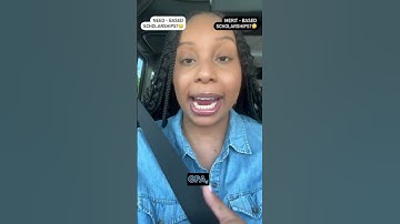 What is the difference between a need-based scholarship and a merit-based scholarship?