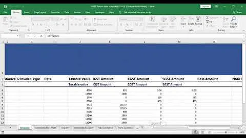 How to file GST Return using Excel Template with the help of GSTR Return Software