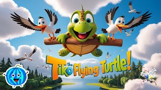 Tiko Si Kura-kura Terbang | Tiko the flying turtle   Kisah Petualangan & Pelajaran Berharga | EduFam
