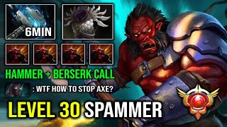 How to Offlane Axe in 7.32e with 6Min Meteor Hammer Level 30 Grand Spammer Dota 2 screenshot 5