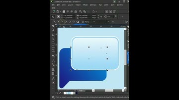 How to create a glass morphism effect message icon in Coreldraw| Coreldraw Tutorial | Glass Morphism