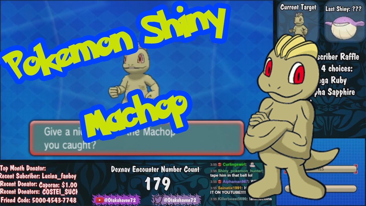 Machop From Ruby Live Shiny Machop 179 Dexnav - Pokemon Omega Ruby & Alpha Sapphire ...