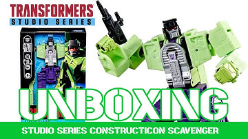 ✨UNBOXING✨ Transformers Studio Series Constructicon Scavenger ‼️#transformers #unboxingtoys #hasbro