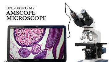 Unboxing my Amscope B120C Microscope 🔬 | Review