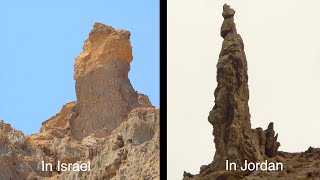 Lot's Wife Pillar, Mount Sodom, and Zohar Fortress