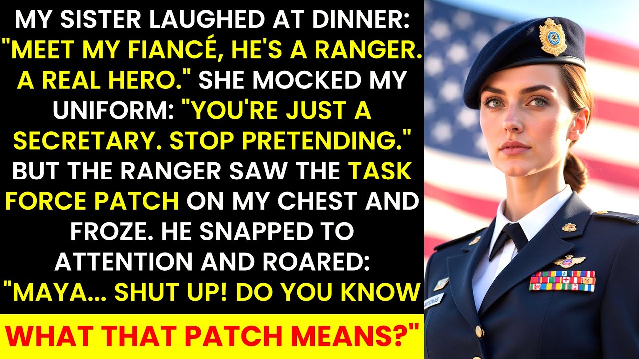 “My Fiancé Is A Real Hero,” My Sister Bragged—Until He Saw My Task Force Patch And Froze...