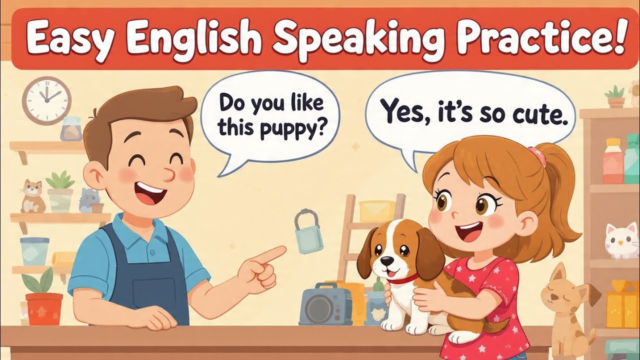 Easy English Speaking Practice | Simple Daily English Conversations for ...