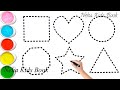 Shapes drawing for kids,Learn 2d shapes,colors for toddlers|Preschool Learning,Educational video,327