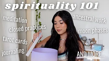 ULTIMATE BEGINNER'S GUIDE TO SPIRITUALITY // meditation, tarot, ancestral work, journaling, + more