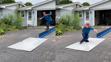 Attempting Grind to Cess Slide