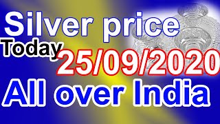 Silver rate today:silver price today in India (September 2020) silver rate