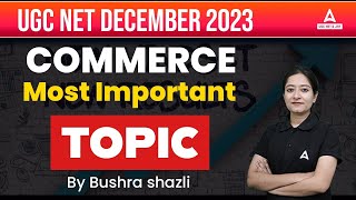 UGC NET Commerce Most Important Topics | UGC NET Paper 2