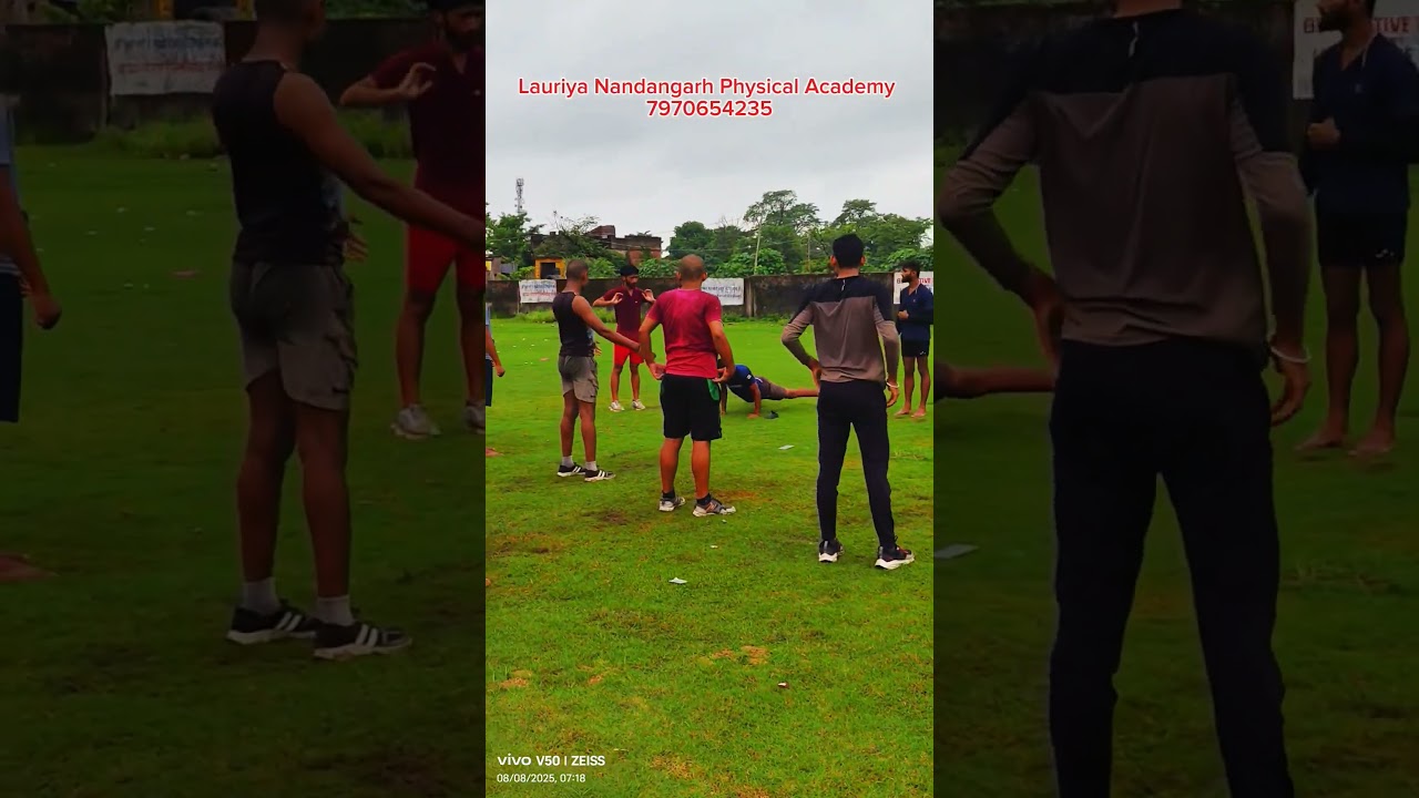🏋️🏋️🏋️ Lauriya Nandangarh Physical Academy # trending # motivation # shorts 