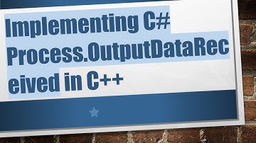 Implementing C# Process.OutputDataReceived in C++