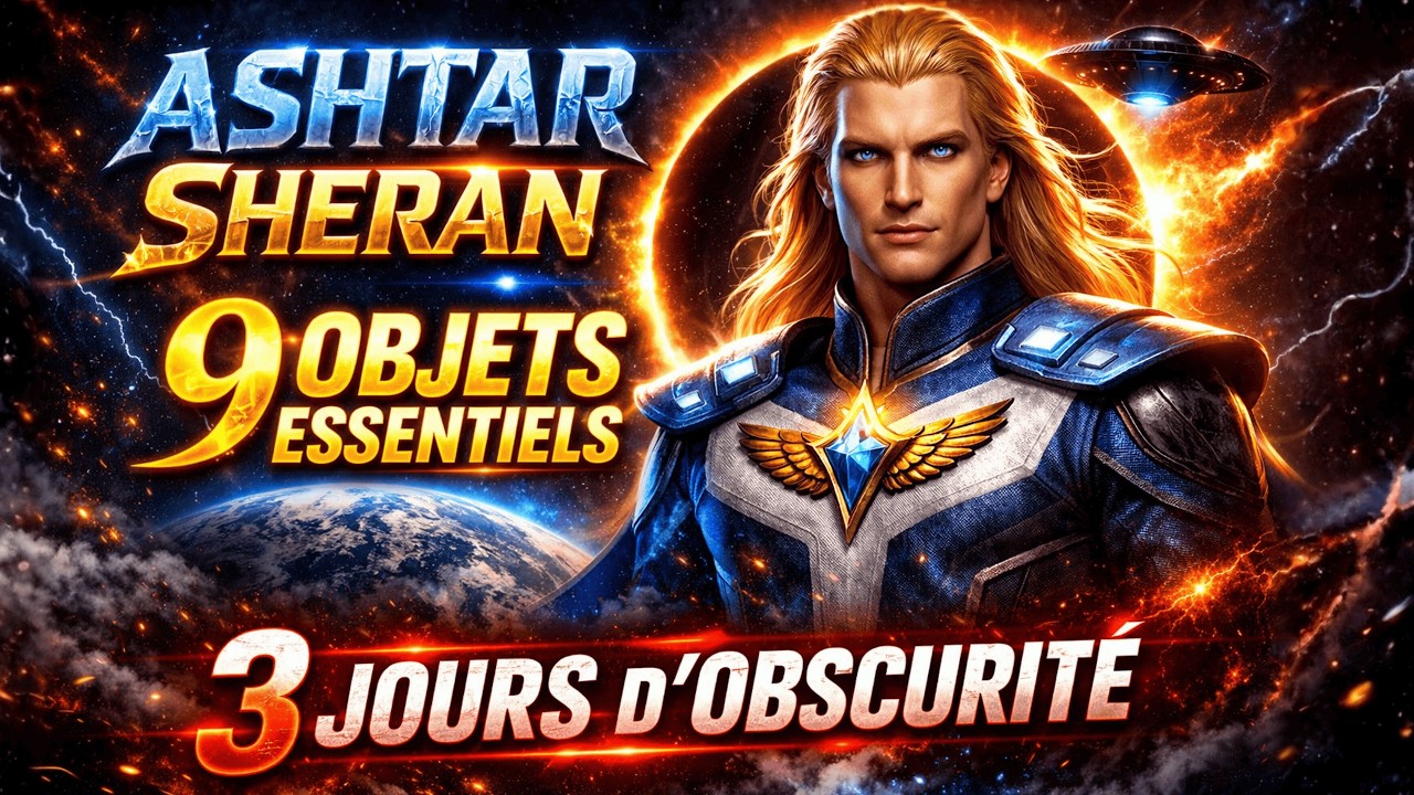 ASHTAR SHERAN ALERTE :LES 9 OBJETS URGENTS POUR LES 3 JOURS D'OBSCURITÉ ...