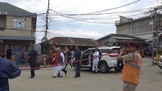 Amit Shah arrives at Aizawl, Mizoram  | 1.4.2023