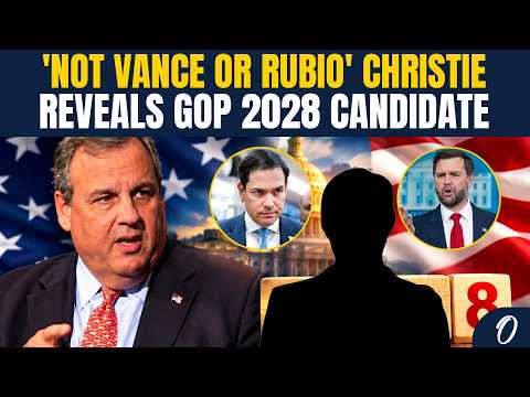 'No Vance Or Rubio': Chris Christie Reveals Republican Candidate For 2028 Presidential Race