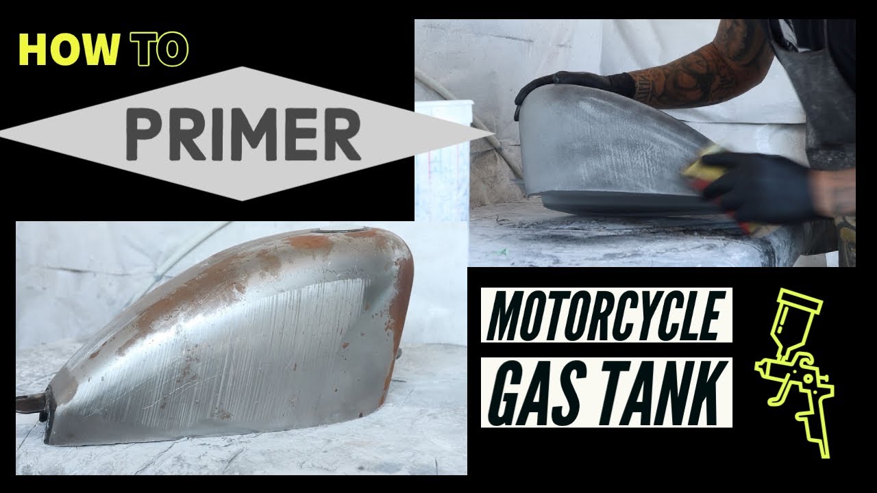 How To Prep \U0026 Primer Your Motorcycle Gas Tank To Get Ready For Paint