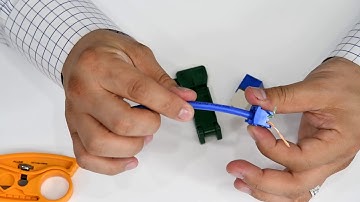 How to Terminate a Panduit Cat6 Jack