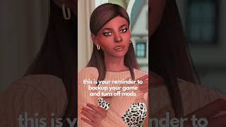 UPDATE DAY you know what that means The Sims 4 infant update