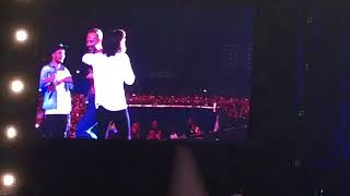 Harry Styles Unbuttons Crew Member's Shirt & Auctions Him Off