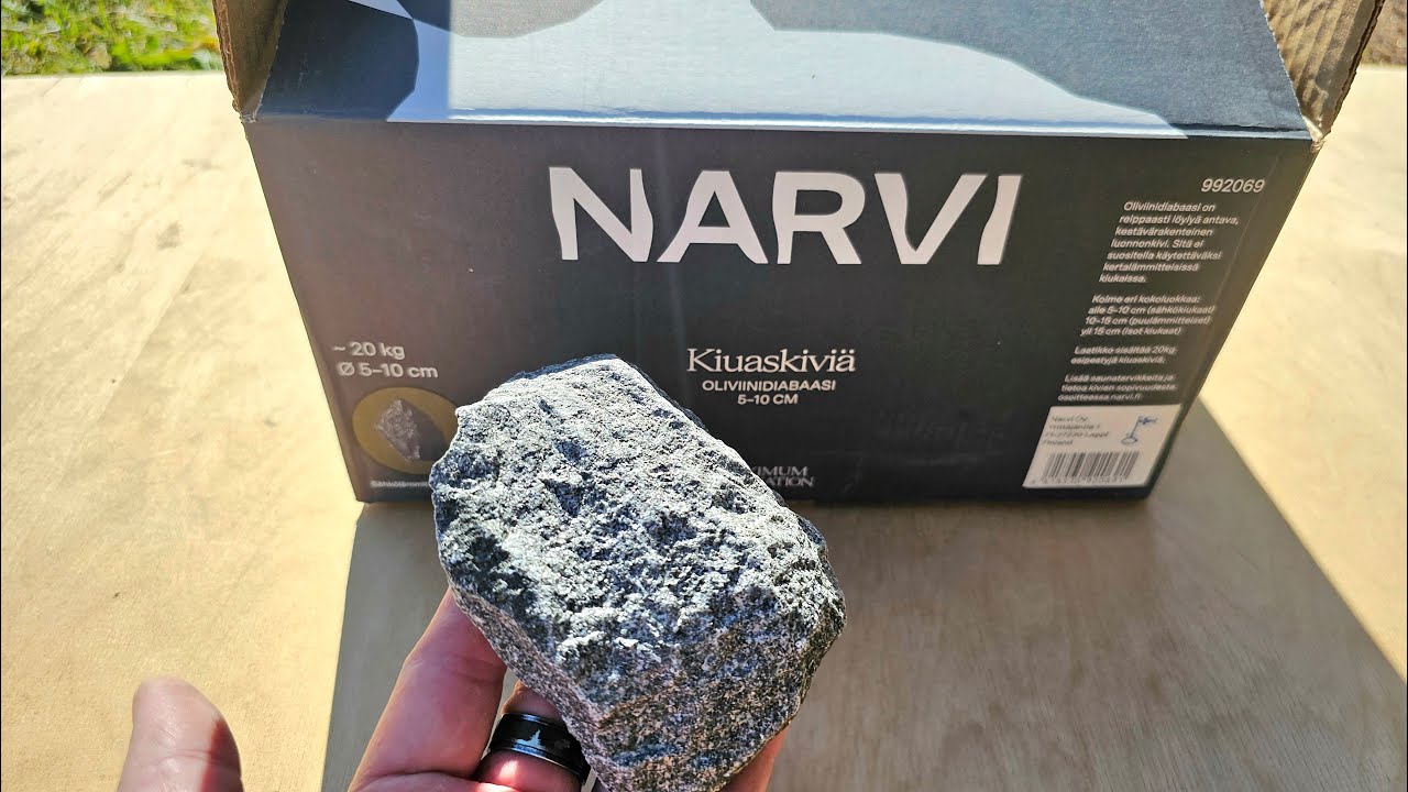 NARVI Perinteiset saunan kiuaskivet