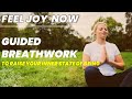 20 minute guided breathwork session i gratitude and joy i profound slow breathing