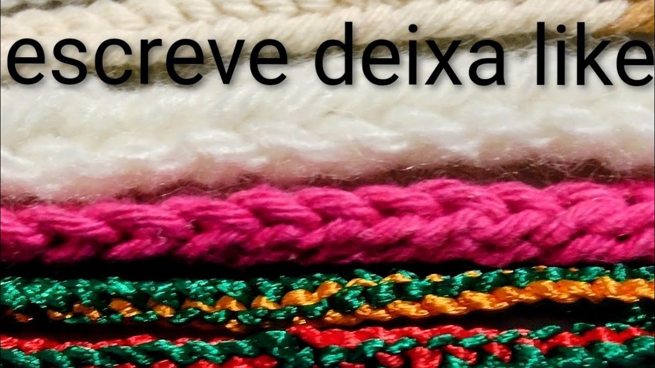 Vamos fazer esses lindos trabalhos em crochê