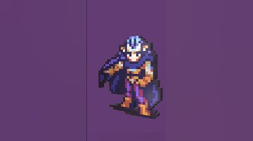 The Black Wind Howls #art #3dart #fanart #loop #pixelart #3d #snes #chronotrigger #magnus